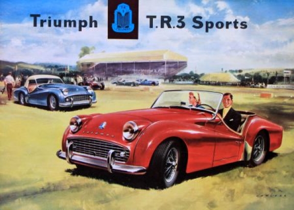 Triumph TR 3 Sports Modelprogram 1958 Carbrochure (2930)